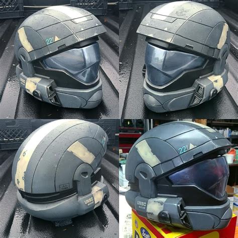 Ultimate Custom Halo Odst Helmet Padded And Wearable Fan Made