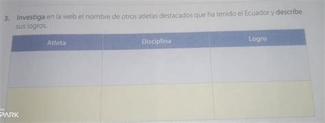 Nombre De Otros Atletas Destacados Que Ha Tenido El Ecuador Y Describe