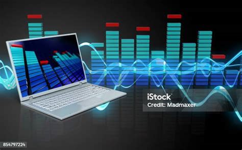 spectrum laptop computer stock photo  image  arts