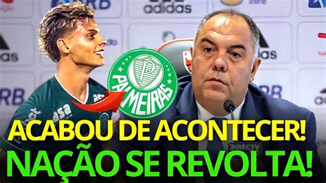 EXPLODIU NA WEB TORCIDA SE REVOLTOU ESSA NOTICIAS DO PALMEIRAS