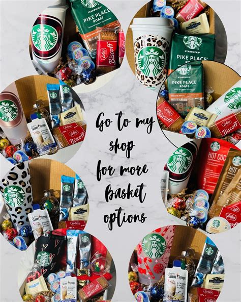 Coffee Gift Gift Basket Starbucks Gift Box Christmas - Etsy