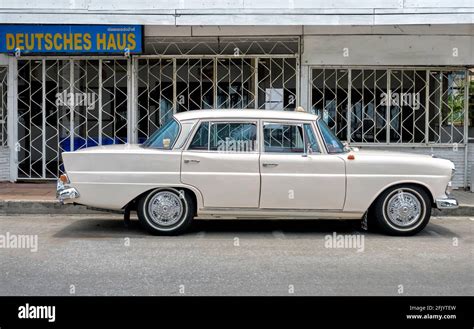 Mercedes Benz 110 Series 200 Vintage 1968 German Taxi Saloon Car In