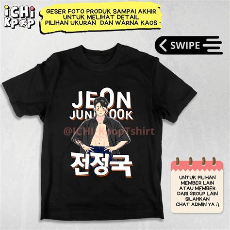 Jual Kaos Bts Jeon Jungkook Fanart Series B Shopee Indonesia