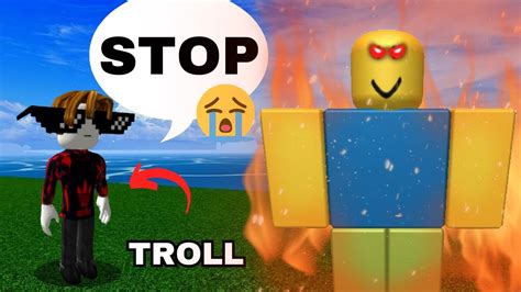 Trolling A TOXIC Noob In BLOX FRUITS YouTube