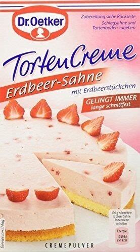 Torten Creme Erdbeer Sahne Dr Oetker Pieces