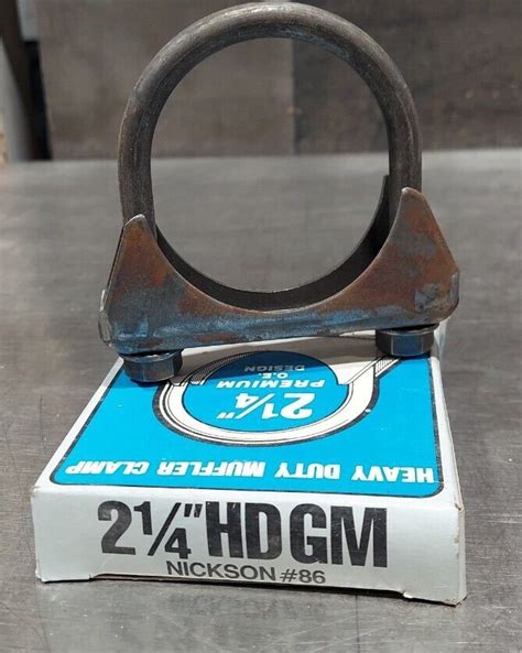 NICKSON 86 2 1 4 HDGM GM Style Heavy Duty Muffler Clamp EBay