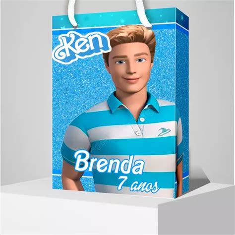 Sacolinhas Personalizada Anivers Rio Ken Da Barbie Parcelamento