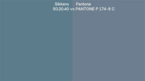 Sikkens S Vs Pantone P C Side By Side Comparison