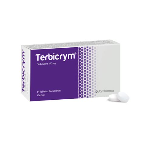 Terbinafina 250mg Terbicrym X14 Tabletas Recubiertas