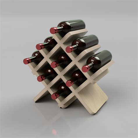 Wine Rack Digital Files For Cnc Cnc Furniture Files Etsy