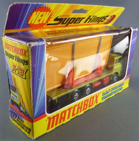 Lesney Matchbox Super Kings K 13 Daf Building Transporter Mint In Box