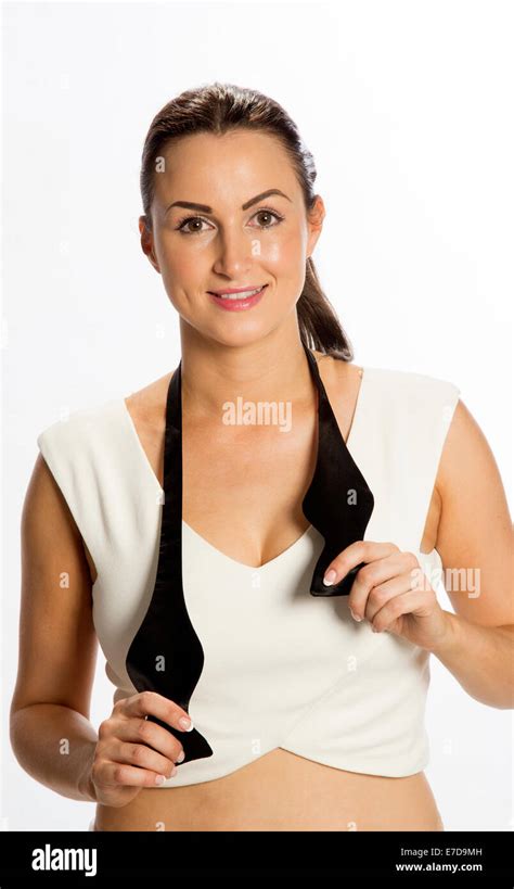 Tying Bow Tie Black And White Hi Res Stock Photography And Images Alamy