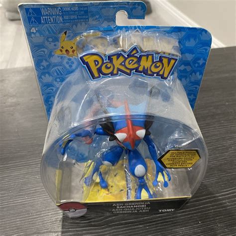 Rare Pokemon TOMY Ash Greninja Action Figure 6 Brand New Sealed EBay