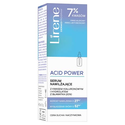 Lirene Acid Power Serum Do Twarzy Nawil Aj Ce Kwas Hialuronowy