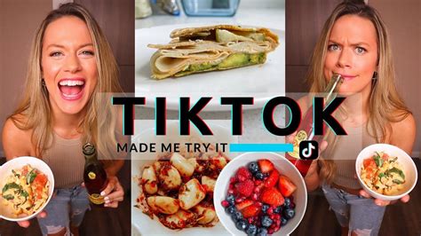 Tiktok Made Me Try It Viral Tiktok Healthy Food Dietitian Taste