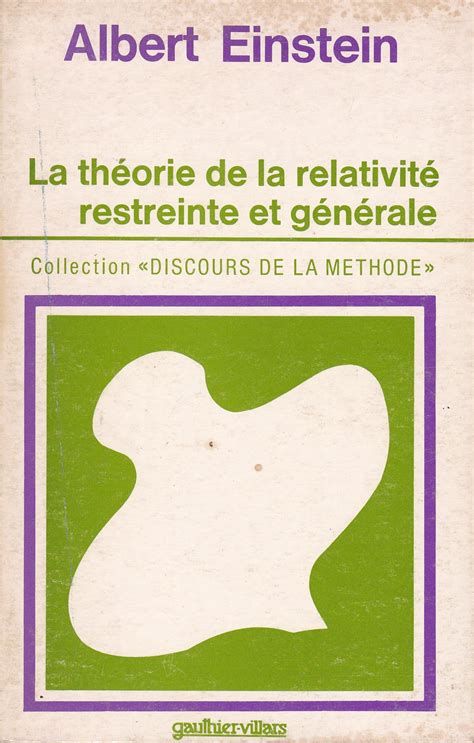 La Théorie de la relativité restreinte et générale by Albert Einstein