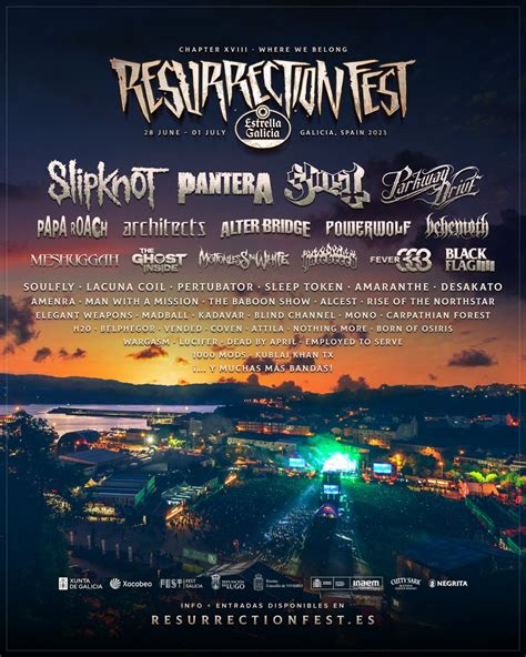 Resurrection Fest Estrella Galicia On Twitter Rt Tatykrueger Cada