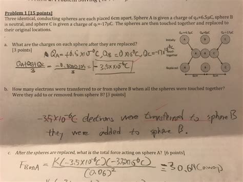 Solved Problem Part B How Many Electrons Were Chegg