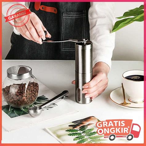 Jual Alat Penggiling Kopi Manual Coffee Grinder Adjustable