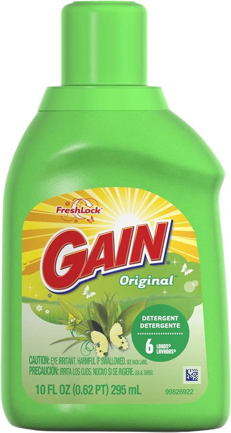 Gain With Freshlock Original Liquid Detergent 10 Oz Pack