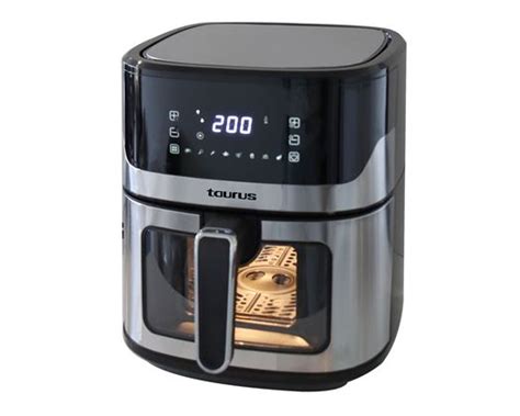 Taurus Air Fryer With Viewing Window Digital Non Stick Black Wifi