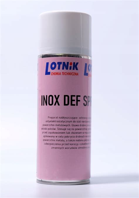 Inox Def W Aerozolu Preparat Ochronny Do Stali Nierdzewnej Ml Spray