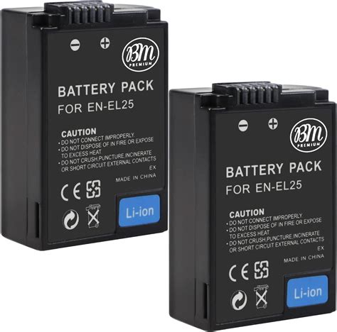 Bm Premium High Capacity En El25 Battery For Nikon Z30 Z50