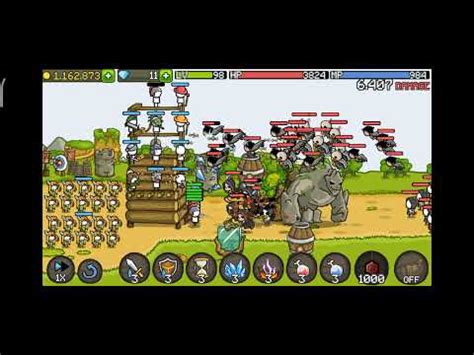 Grow Castle Tower Defense Level Youtube