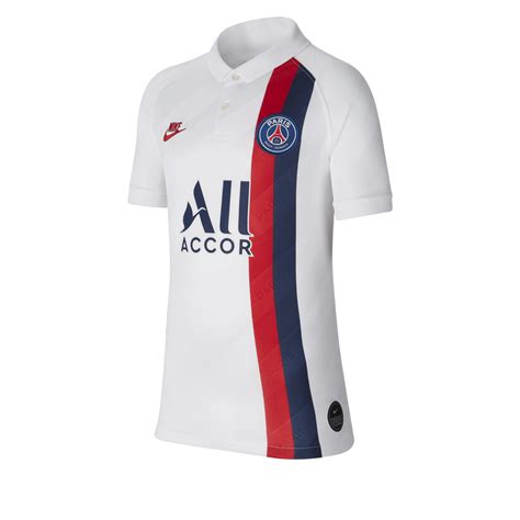 Camisa Juvenil Nike Psg Stadium Home 3 20192020 At2636 102 Branco