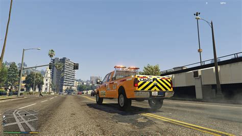 San Andreas Department Of Transportation Ford F350 GTA5 Mods