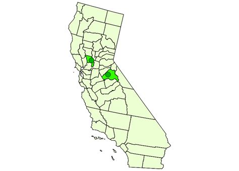 Pyrgus C Communis USA California Map