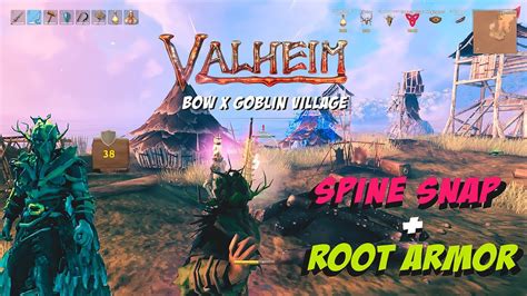 Valhiem Spine Snape Root Armor X Goblin Village Youtube