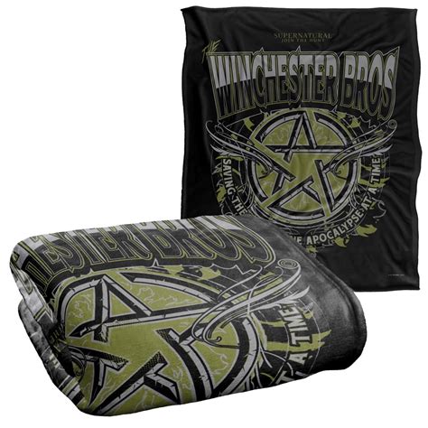 Supernatural Winchester Bros Officially Licensed Silky Touch Super Soft