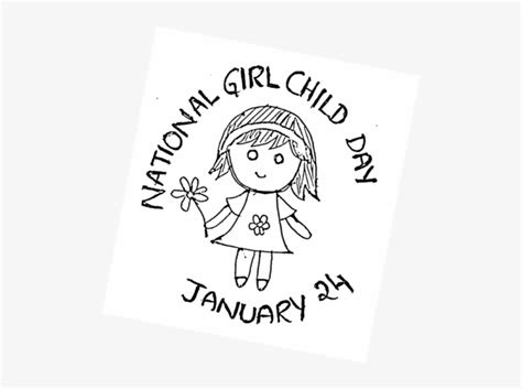 National Girl Child Day - Beti Bachao Beti Padhao Sketch Transparent ...