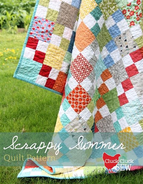 Free Pattern Scrappy Summer Quilt By Allison Harris