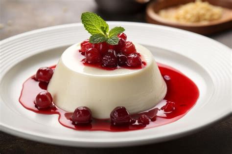 Premium AI Image Panna Cotta