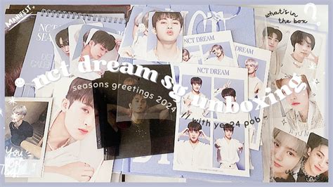 KPOP UNBOXING NCT DREAM 엔시티 드림 Seasons Greetings 2024 YES24 POB