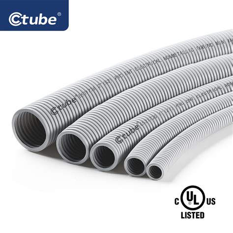 Ctube CSA PVC Electrical Nonmetallic Tubing Conduit Flexible Corrugated