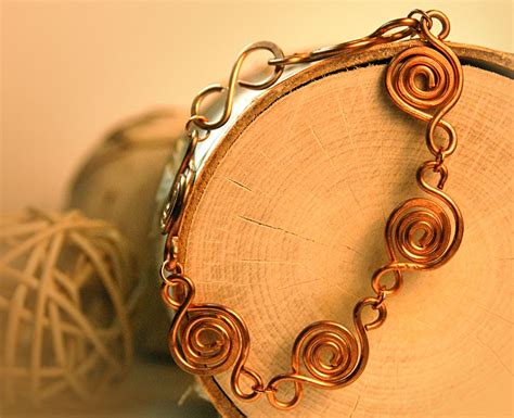 Copper Spirals Bracelet This Copper Bracelet Was Fashioned Into