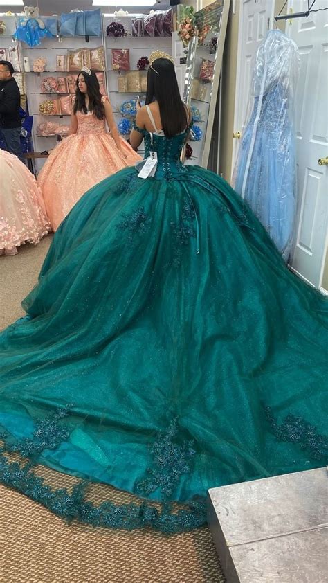 Green Quince Dresses Quince Dresses Mexican Emerald Green Dresses