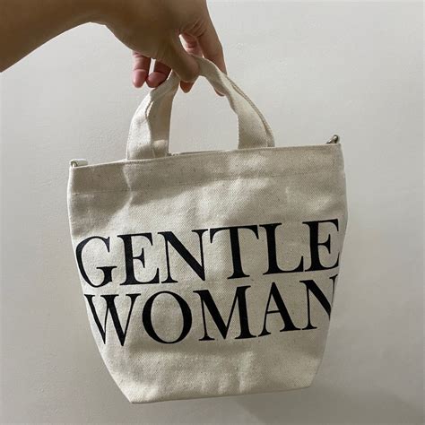 Gentle Woman Micro Canvas Tote Bag From Bkk Women S Fashion Bags