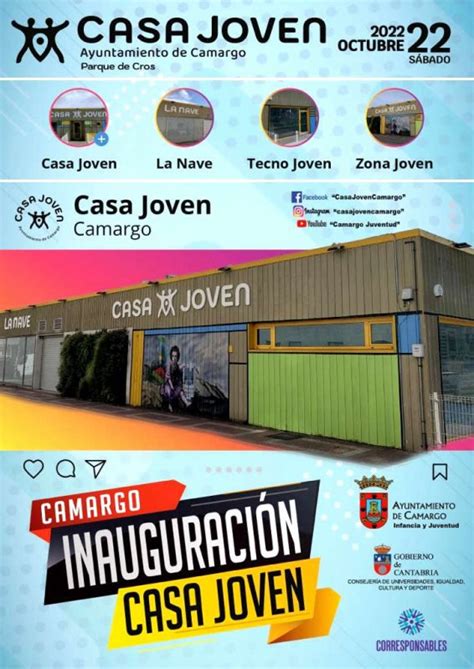 Inauguración Casa Joven Camargo Miplanhoy qué hacer hoy en Cantabria