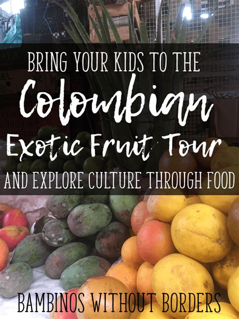 Explore Colombian Culture Through An Exotic Fruit Tour Through One Of