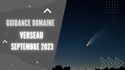 Verseau Guidance Par Domaine Septembre Youtube