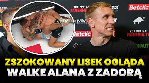 LISEK W SZOKU REAGUJE NA WALKĘ ALAN KWIECIŃSKI DOMINIK ZADORA DARO