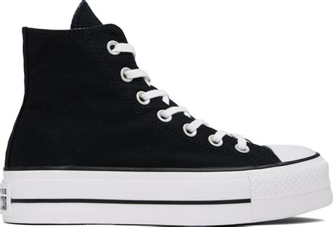 Converse Black Chuck Taylor Platform Sneakers Shopstyle