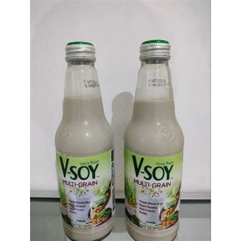 Jual Susu Kedelai V Soy Multigrain Kemasan Botol Kaca 300 Ml Indonesia