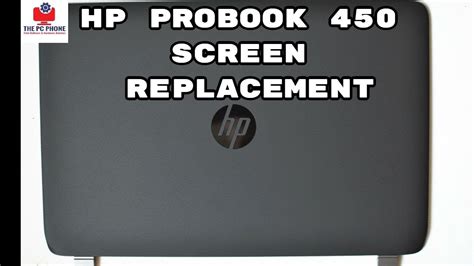 Hp Probook Screen Replacement Step By Step Youtube