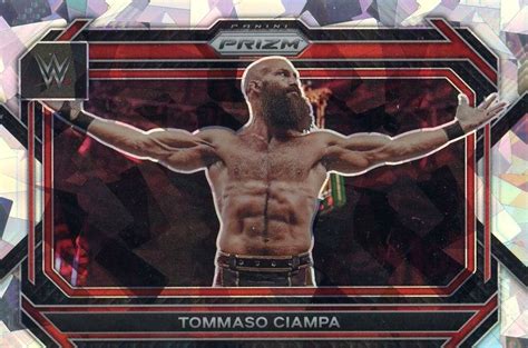 2023 Panini Prizm WWE TOMMASO CIAMPA Base Cracked Ice Parallel 20 EBay