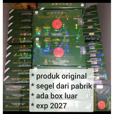 Jual Chang Sheuw Tian Ran Ling Yao Daun Teratai Kapsul Exp Obat